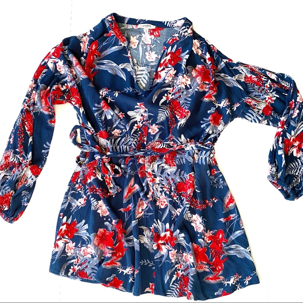 Umgee | Floral Long Sleeve Dress